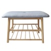 HEARTDECO Bamboo Shoe Rack Bench Photo