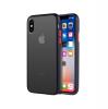Rappid Shockproof Thin Translucent Case Cover for iPhone X & Xs - Black Photo