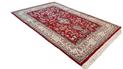 Photo of Heerat Carpets Persian Isfahan Carpet 234cm x 158cm Hand Knotted-