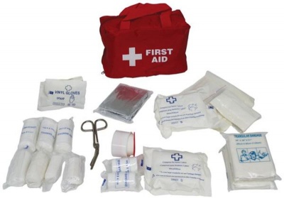 Photo of First Aid Kit 38 pieces Plastic Box White