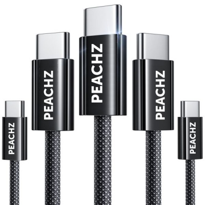 PEACHZ 240W USB C to USB C Cable type C to Type c cable superfast 2 pack