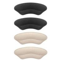 The Great Living Co Soft Heel Pads Heel GripsReusable Stick On Inserts for High Heel 2 Pairs