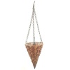 Pamper Hamper PH Garden - Hanging Basket Cone Shaped And Plastic Lined Light Brown Photo