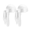 Durag King - Durag - 2 Pieces - White Photo