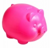 Smile Jumbo Piggy Bank - Cerise Photo