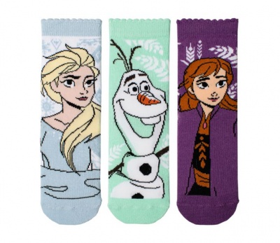 Photo of Disney Frozen Frozen 3 Pack Anklet Sock