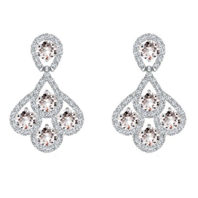 Photo of Civetta Spark Margot Earring-With Swarovski Clear Crystal Rosegold