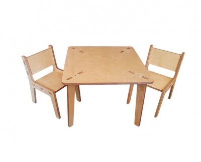 Photo of Squickle Squickel Kids Table and Chair Set
