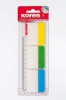 Kores Film Filing Tabs on Ruler 3 Colours Photo