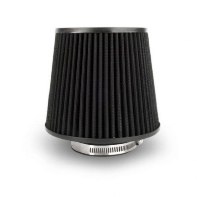 Cone Filter Dual ConeInduction FilterAir Filter Black 76mm x 140mm