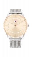 Tommy Hilfiger Watches Hilfiger Two Tone Stainless Steel Case light Carnation Gold Dial Strap 40mm