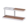 Home Desktop Watch Mobile Phone Remote Control Storage Rack - White Photo