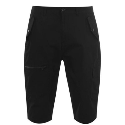 Photo of Pierre Cardin Mens Cargo Shorts - Black [Parallel Import]