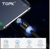 TOPK Type C Magnetic Nylon Braided Cable Photo