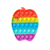 Apple Fidget Pop It Bubble Toy - Rainbow Photo