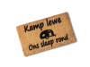 Matnifique Natural Coir Doormat Custom Camper Design Photo