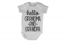 Hello Grandma & Grandpa - SS - Baby Grow Photo