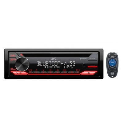 Photo of JVC KD-T712BT 1din CD Receiver with Bluetooth/ USB/ Spotify Compatibility