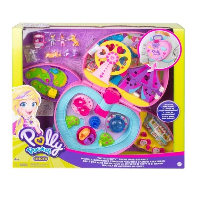Photo of Polly Pocket Theme Park Backpack Compact with 2 Dolls Accessories & Multiple Activities