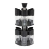 Opic life Optic 12 Piece Herb & Carousel spice rack Set-black Photo