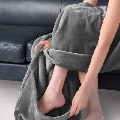 Photo of Wonder Towel Kids PediPocket Fleece Foot Blanket: Sewn in Foot Compartment