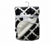 Mothers Choice Baby Blanket - "White with Fancy Print" Photo