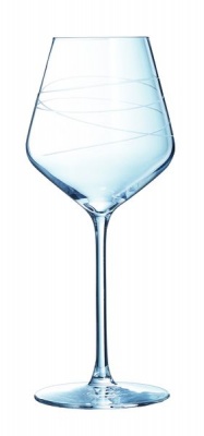 Cristal DArques Cristal d Arques Abstraction White Wine Glass 380ml Set of 4