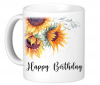 Graceful Accessories Happy Birthday Sunflower Mug Photo