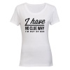 Out of Bed - Ladies - T-Shirt Photo