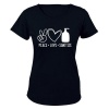 Peace. Love. Sanitize - Ladies - T-Shirt Photo
