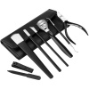 8-in-1 Stainless Steel Manicure Kit for Dead Skin Callus Removal - Rose Gold Photo