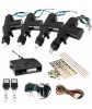 4 Door Central Locking Kit with Remote Controls