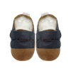 Pitta-Patta Soft genuine RSA Leather Baby Shoes Nate Light Vintage & Navy Photo