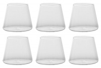Drinking Glass for Water Beverages Cocktails Set of 6