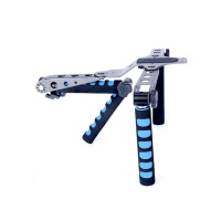 Foldable Double Handle Shoulder Mount Rig Stabilizer For Camera Q WD81
