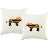 PepperSt – Scatter Cushion Cover Set – King of the Savanna Photo