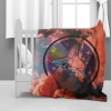 Print with Passion Rocket to the Moon Minky Blanket Photo