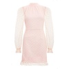 Quiz Ladies Polka Dot Bodycon Dress - Blush Pink Photo