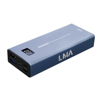 Photo of Moxom LMA- 10000mAh Super 3All Insert Metal Power Bank - Blue