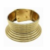 Ndebele Traditional African Neck Choker Necklace in Gold Photo