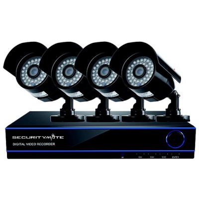 Photo of Securitymate CCTV 4 Channel HD DVR Security System Kit With 4 Cameras Black