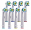 Dental Replacement Heads For Oral B Pro White Toothbrush - 8 Pack Photo