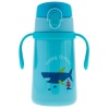 Stephen Joseph Double Wall Stainless Steel Bottle with Handles Zoo Photo
