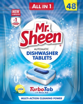 Photo of Shield Chemicals Shield Mr Sheen Automatic Dishwasher Tablets - 48 Tablets Lemon