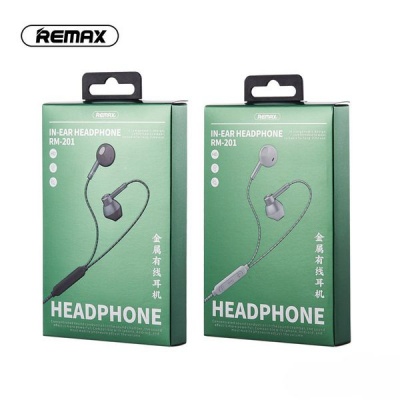 Photo of Remax RM-201 Wired Headphone - Silver