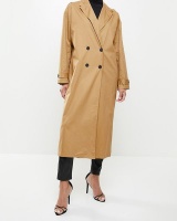 Missguided Womens Os trench brown