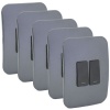 Major Tech Veti Two Lever Light Switch Pack of x5 VG111C2VB Photo