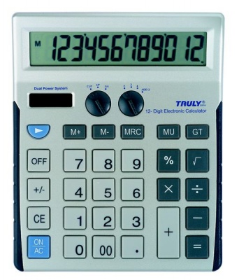 Photo of Truly 2007 - 12 Digit Large Desktop Calculator