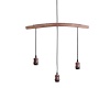 IWANA Wooden Barrel Tri-Pendant Ceiling Light Photo