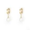 Cazabella Stainless Steel Rose Gold Huggies Photo